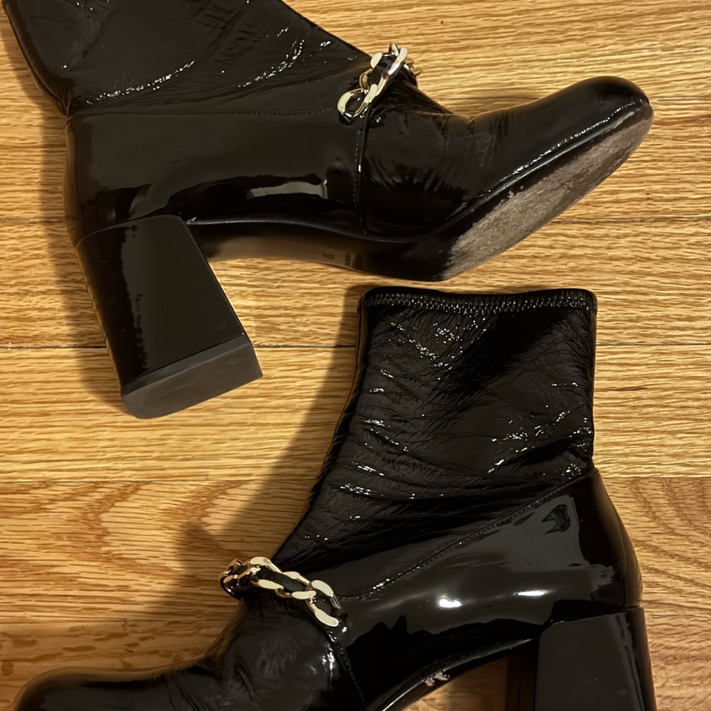 Elegant Black Miu Miu Ankle Boots